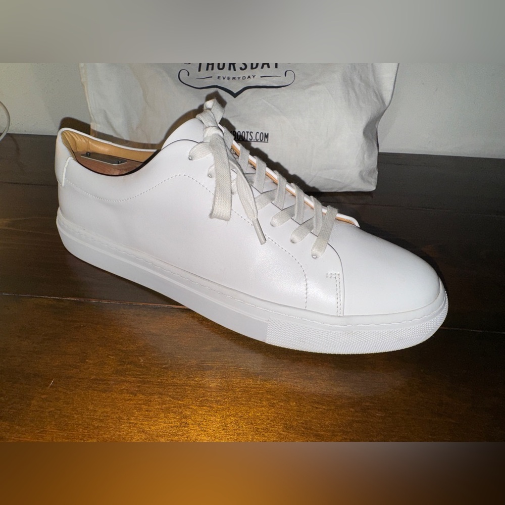 Thursday Boot Company - Premier Low Top in White Leather - Picture 6 of 11